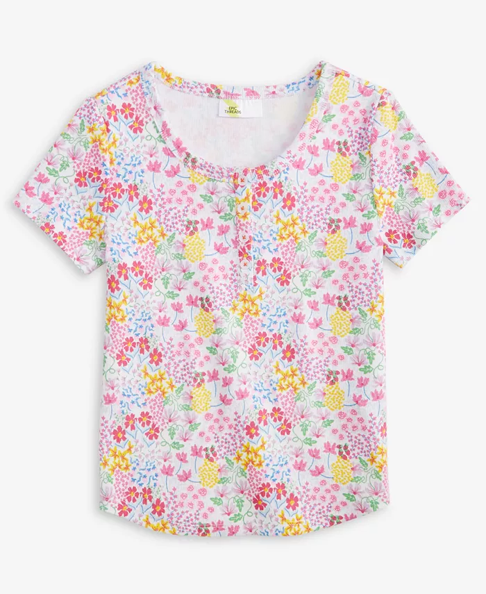 Топ с цветочным принтом Big Girl Epic Threads, белый
Топ с цветочным принтом Big Girl Epic Threads, белый