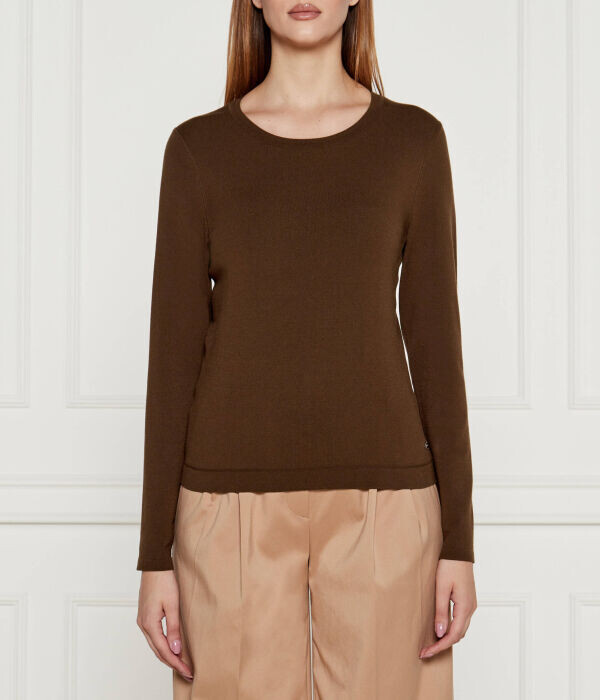 Джемпер женский Marc Cain облегающего кроя из вискозы, коричневый
Джемпер женский Marc Cain облегающего кроя из вискозы, коричневый