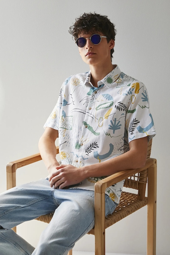 Рубашка с добавлением льна Medicine, мультиколор
Рубашка с добавлением льна Medicine, мультиколор