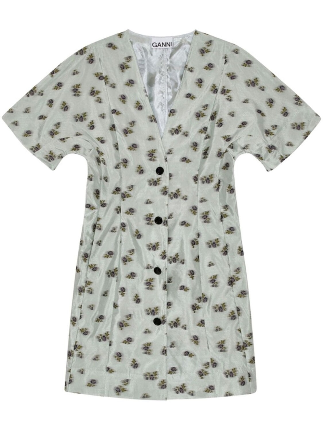 GANNI мини-платье с цветочным принтом и пуговицами, нейтральный цвет
GANNI мини-платье с цветочным принтом и пуговицами, нейтральный цвет