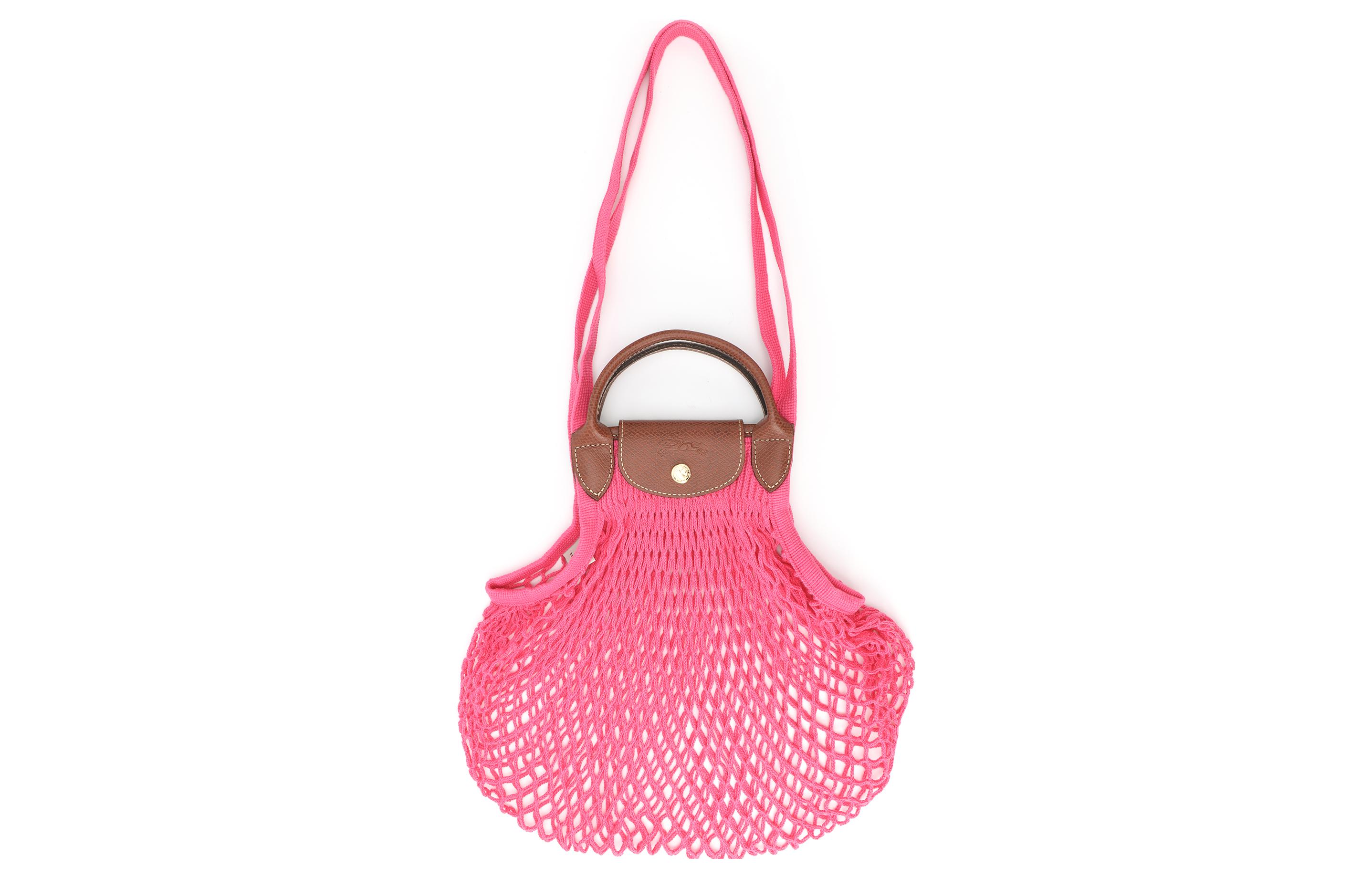 Сумка-сетка Le Pliage розовая LONGCHAMP 
Сумка-сетка Le Pliage розовая LONGCHAMP