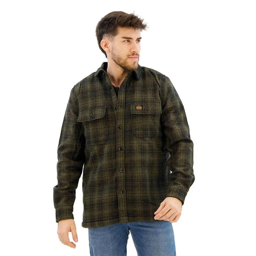 Верхняя рубашка Superdry Wool Miller, зеленый
Верхняя рубашка Superdry Wool Miller, зеленый