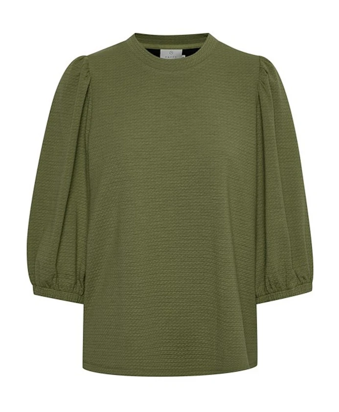 Блуза Топ из джерси с рукавами ¾ и круглым вырезом Kaffe, зеленый
Блуза Топ из джерси с рукавами ¾ и круглым вырезом Kaffe, зеленый