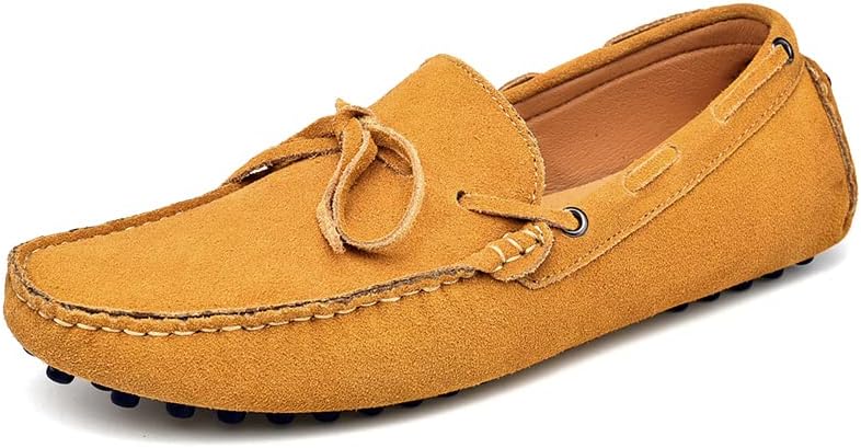 Мужские замшевые лоферы, мокасины-слипоны с бантом, повседневные ботинки-лодочки с резиновой подошвой Generic, желтый
Мужские замшевые лоферы, мокасины-слипоны с бантом, повседневные ботинки-лодочки с резиновой подошвой Generic, желтый