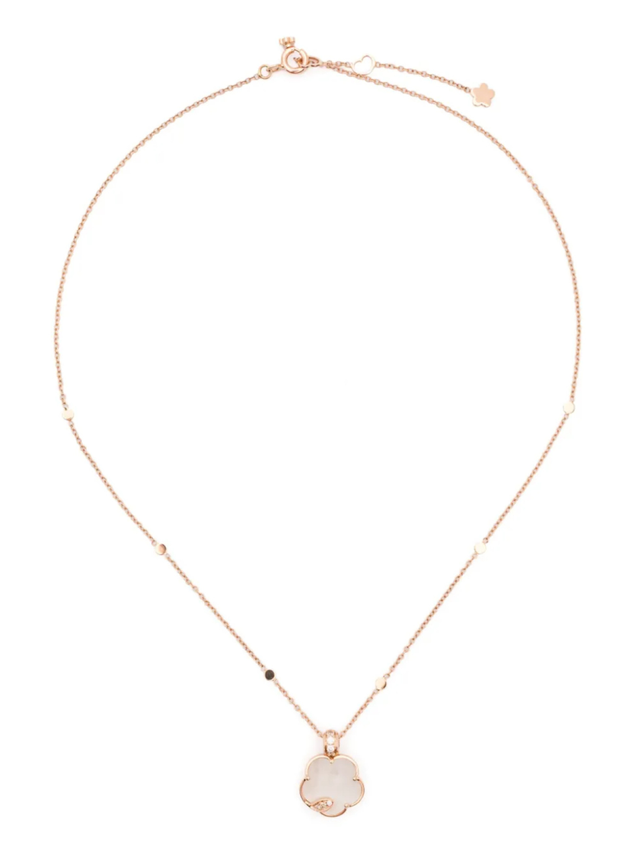 Pasquale Bruni колье Petit Joli Lunaire из розового золота с жемчугом и бриллиантами, розовый
Pasquale Bruni колье Petit Joli Lunaire из розового золота с жемчугом и бриллиантами, розовый