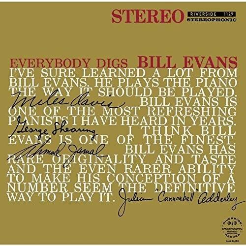 CD диск Evans, Bill: Everybody Digs Bill Evans
CD диск Evans, Bill: Everybody Digs Bill Evans