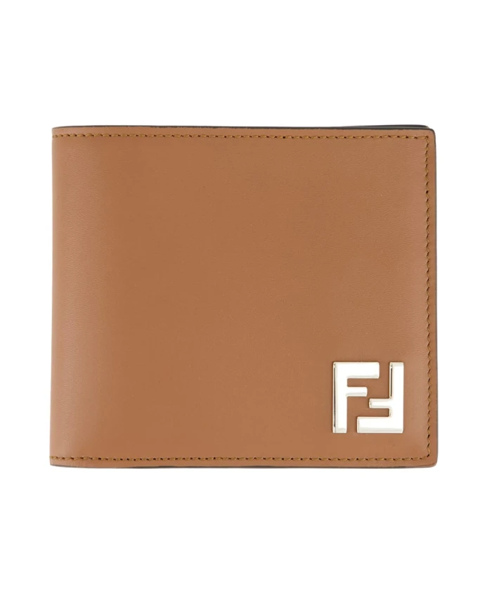 Квадратный складной кошелек FF Fendi, коричневый
Квадратный складной кошелек FF Fendi, коричневый