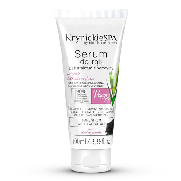 Сыворотка для рук с экстрактом торфа, 100 мл Krynickie Spa
Сыворотка для рук с экстрактом торфа, 100 мл Krynickie Spa