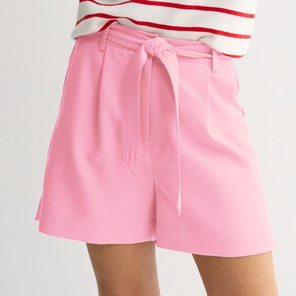 Женские шорты из твила с поясом Draper James, розовый
Женские шорты из твила с поясом Draper James, розовый