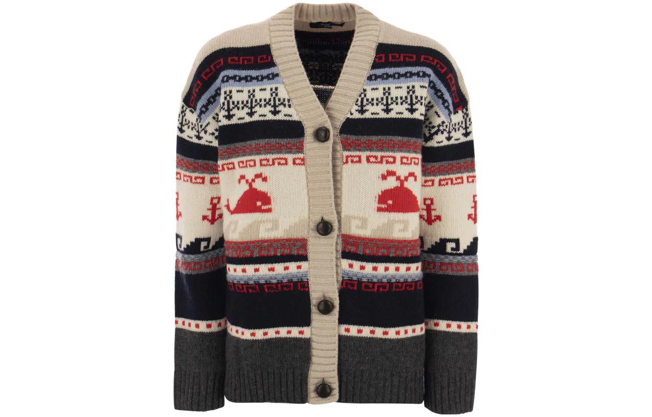 Свитер женский разноцветный WEEKEND MaxMara
Свитер женский разноцветный WEEKEND MaxMara