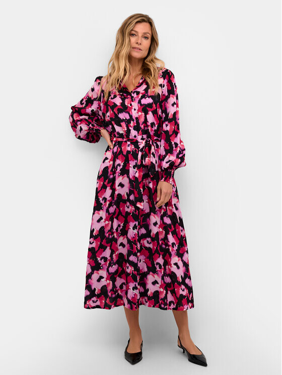 Платье-рубашка стандартного кроя Kaffe, розовый
Платье-рубашка стандартного кроя Kaffe, розовый