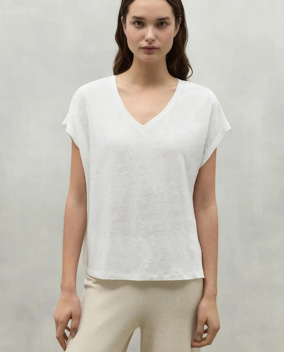 Женская футболка с коротким рукавом и V-образным вырезом Ecoalf, белый
Женская футболка с коротким рукавом и V-образным вырезом Ecoalf, белый