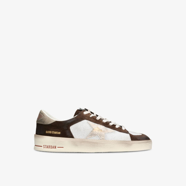Низкие кеды Stardan из сетки и замши с вышитыми звездами Golden Goose, коричневый
Низкие кеды Stardan из сетки и замши с вышитыми звездами Golden Goose, коричневый