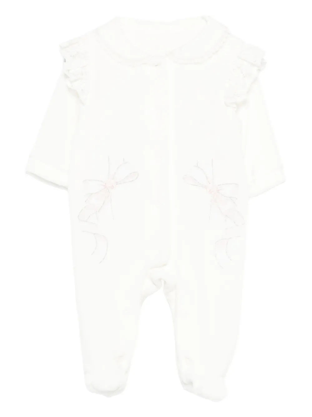 Пижама с оборками и бантами Lapin House, белый
Пижама с оборками и бантами Lapin House, белый