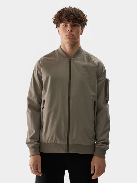 Бомбер стандартного кроя 4F, бежевый 
Бомбер стандартного кроя 4F, бежевый