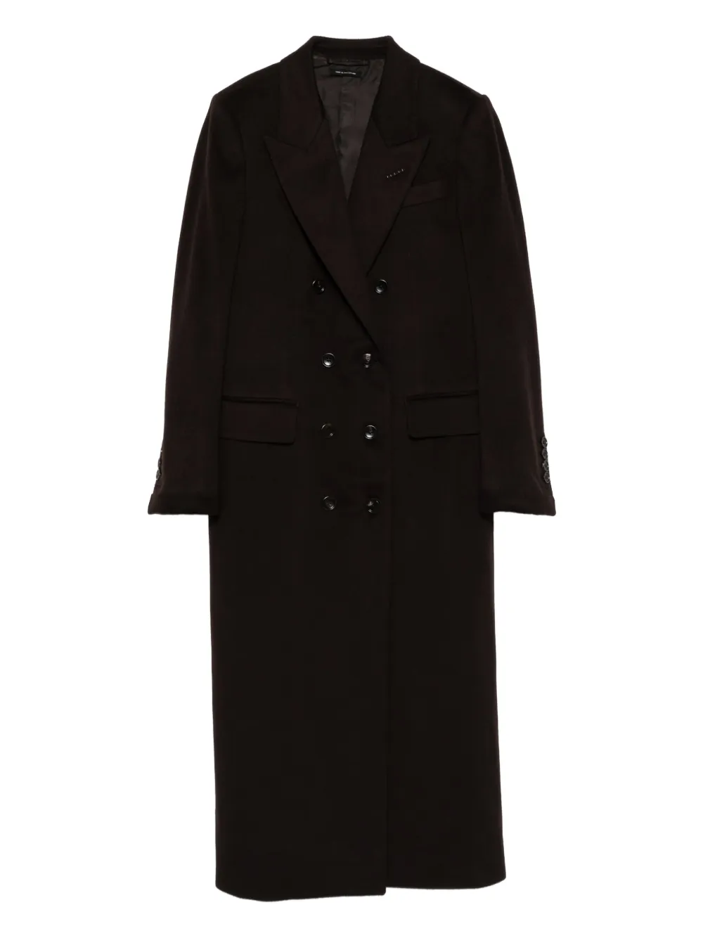 Двубортное шелковое пальто TOM FORD, коричневый
Двубортное шелковое пальто TOM FORD, коричневый