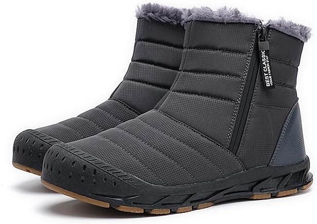 Мужские водонепроницаемые зимние снегоступы Qacksv с меховой подкладкой, ботинки на молнии, удобные для прогулок на свежем воздухе, серый
Мужские водонепроницаемые зимние снегоступы Qacksv с меховой подкладкой, ботинки на молнии, удобные для прогулок на свежем воздухе, серый