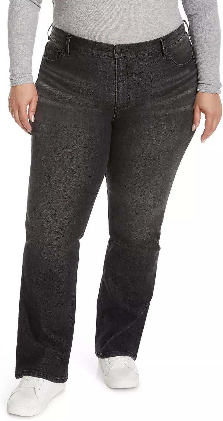 Джинсы Nine Women's Plus Size Bootcut, High-Rise Stretch Nine West
Джинсы Nine Women's Plus Size Bootcut, High-Rise Stretch Nine West