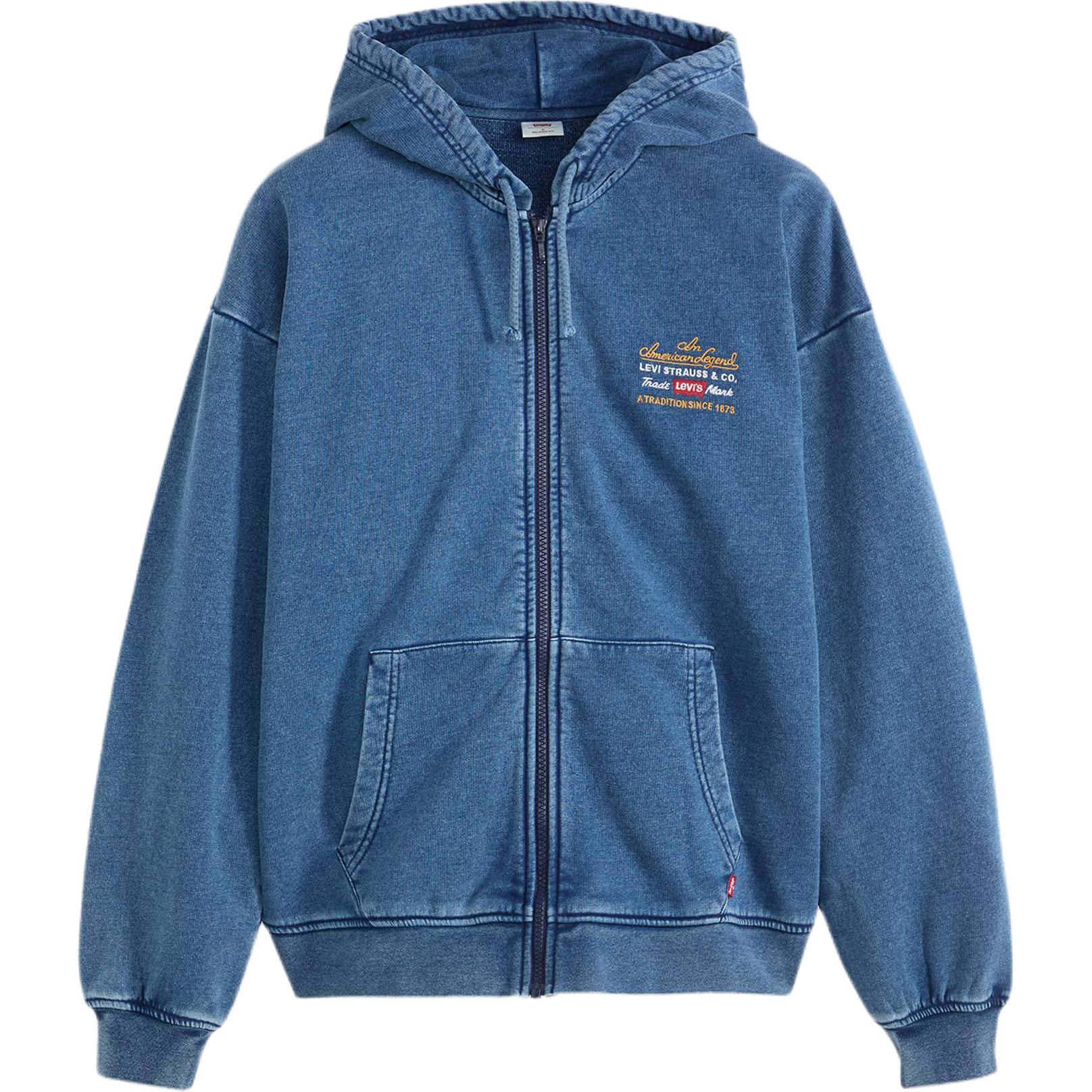 Levis Мужская толстовка с капюшоном, синяя, средней толщины
Levis Мужская толстовка с капюшоном, синяя, средней толщины