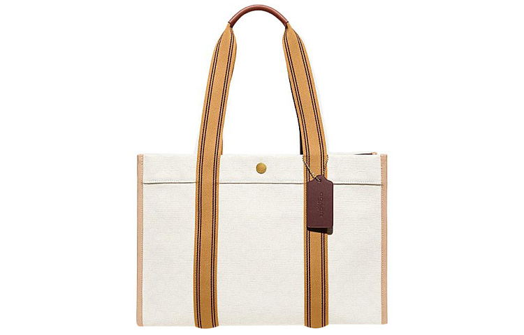 Футболка с одним плечом Большой размер Женская Белый и Землянисто-желтый COACH
Футболка с одним плечом Большой размер Женская Белый и Землянисто-желтый COACH