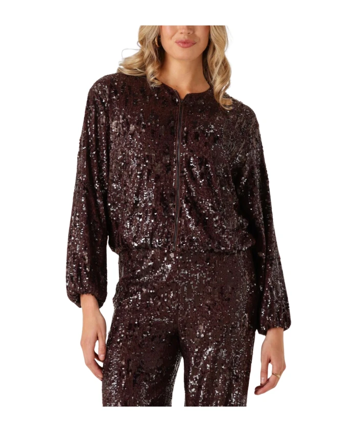 Куртка-Баллон Sophiecc с пайетками Co'Couture, коричневый
Куртка-Баллон Sophiecc с пайетками Co'Couture, коричневый