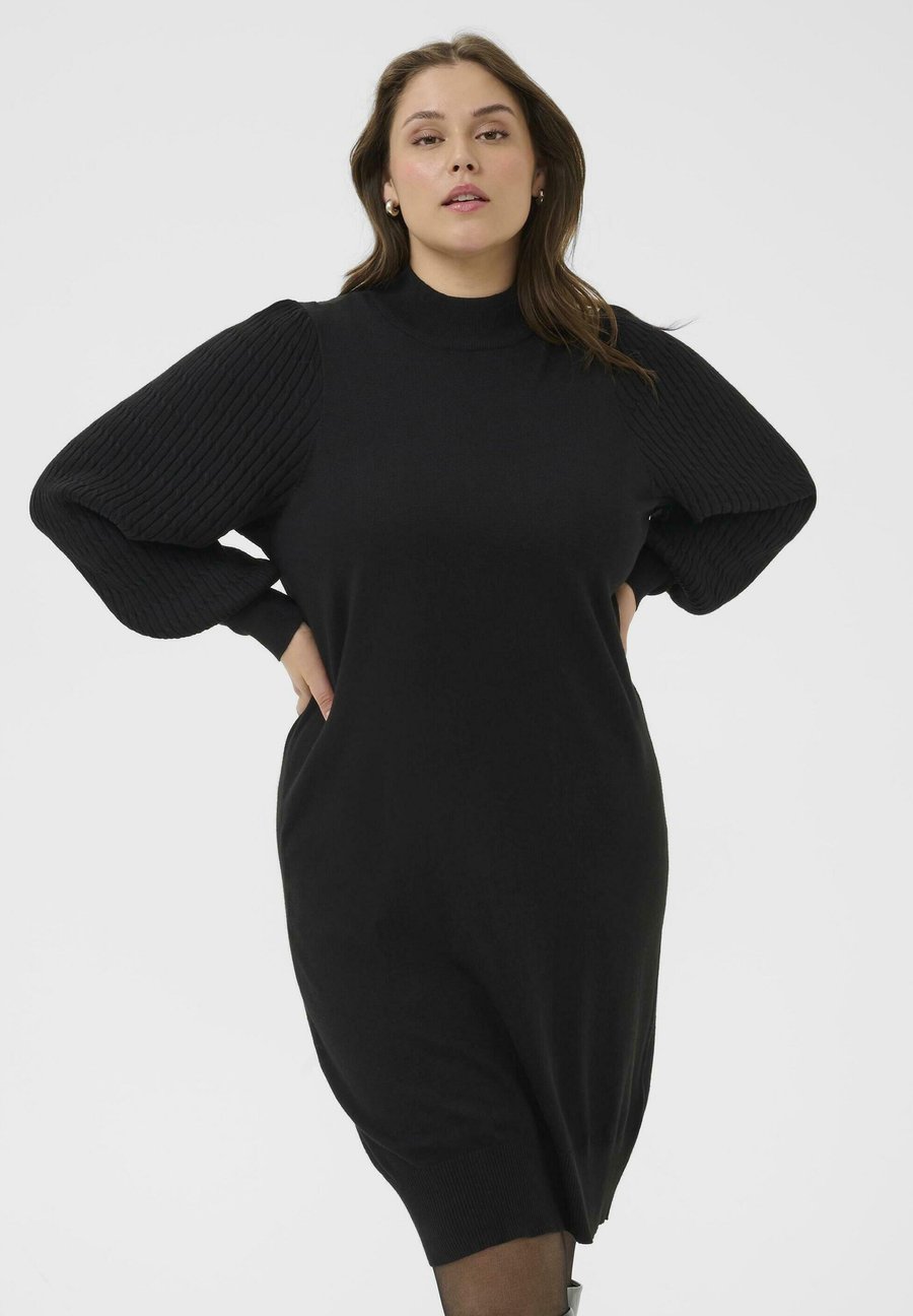 Платье Kaffe Curve Jumper dress, Black Deep/Mottled Black
Платье Kaffe Curve Jumper dress, Black Deep/Mottled Black
