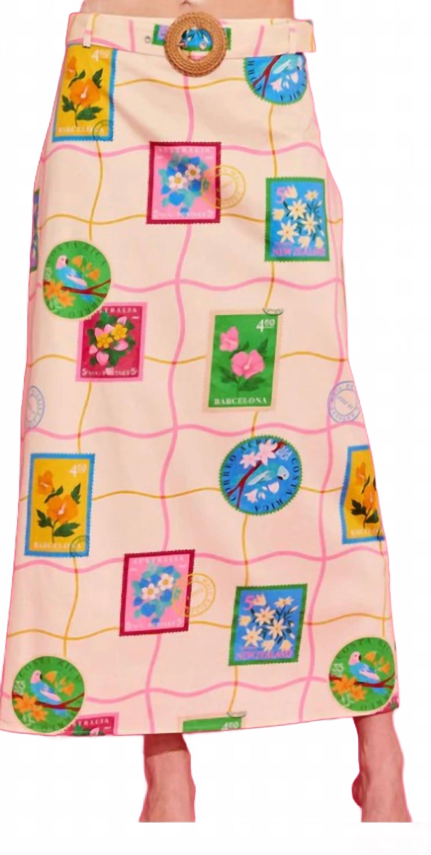 Юбка Maggie с принтом открытки в мультиколоре Alden Adair
Юбка Maggie с принтом открытки в мультиколоре Alden Adair