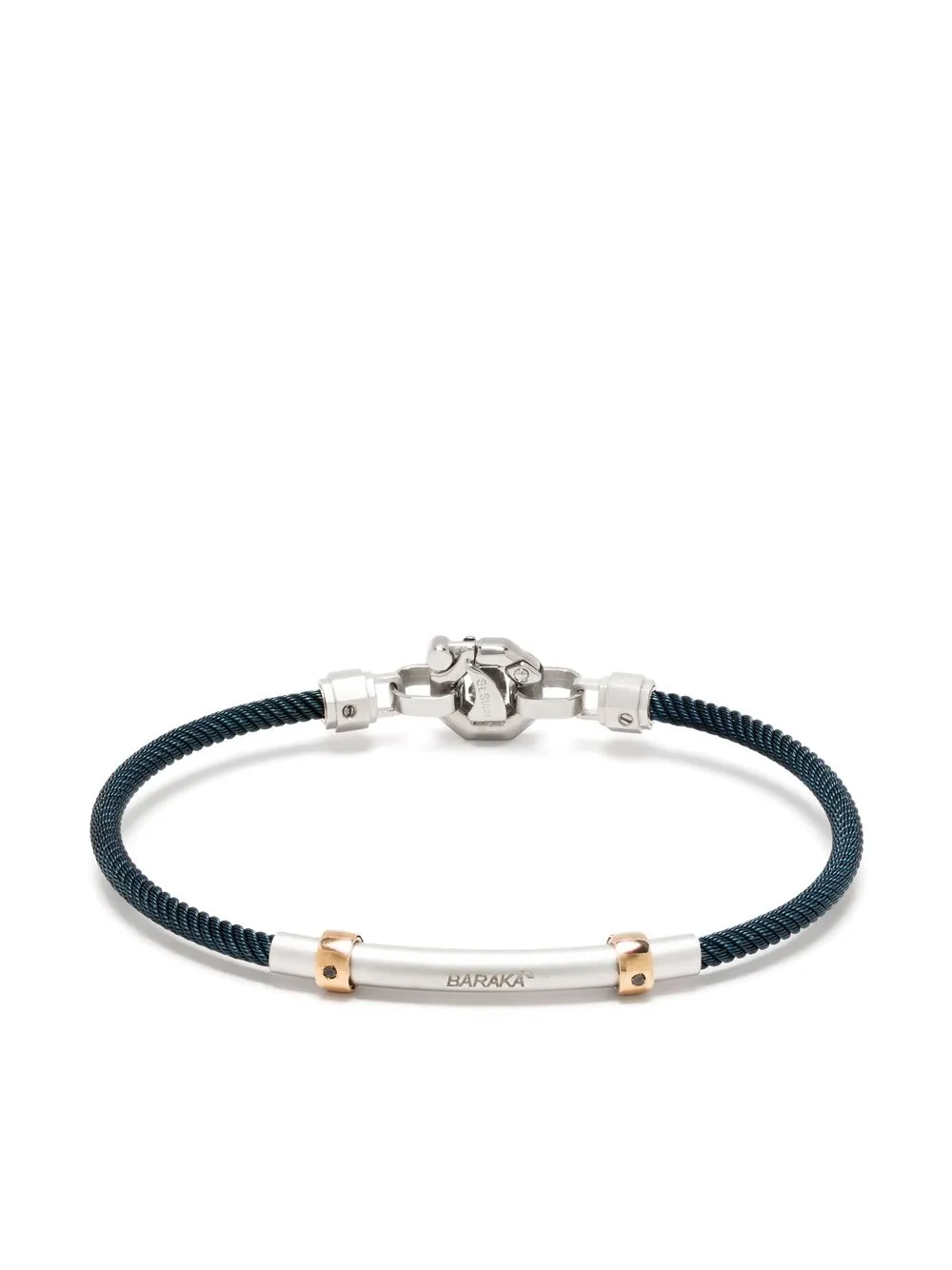 Браслет с гравированным логотипом и бриллиантом Barakà, розовый
Браслет с гравированным логотипом и бриллиантом Barakà, розовый