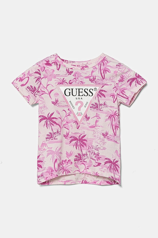 Детская футболка Guess, розовый
Детская футболка Guess, розовый
