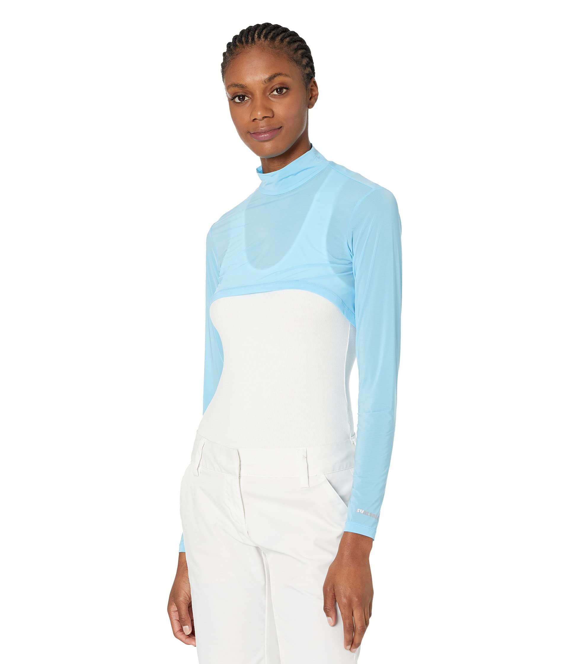 Топ Jamie Sadock Sunsense 35 Spf Lightweight Long Sleeve Mock Neck Crop Layering Top, Casablanca
Топ Jamie Sadock Sunsense 35 Spf Lightweight Long Sleeve Mock Neck Crop Layering Top, Casablanca