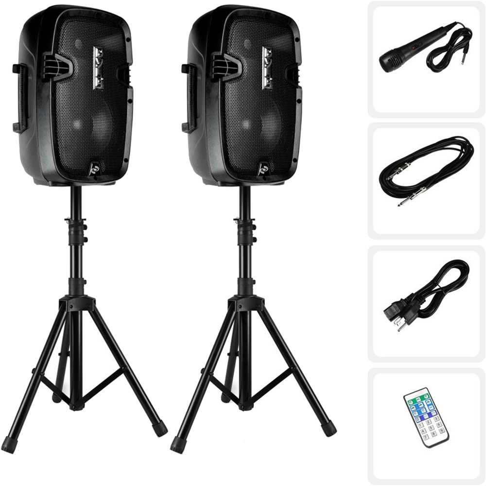 Портативная PA-системы Pyle Pro Dual High-Powered Active / Passive Speaker PA PPHP849KT
Портативная PA-системы Pyle Pro Dual High-Powered Active / Passive Speaker PA PPHP849KT