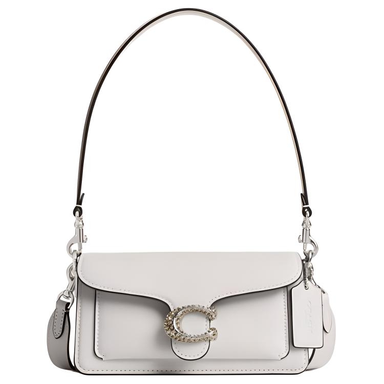 COACH Кожаная сумка через плечо малого размера для женщин розово-белая
COACH Кожаная сумка через плечо малого размера для женщин розово-белая