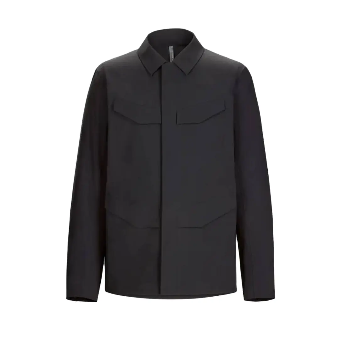 Arcteryx Куртка Veilance Flap Pocket из нейлона, Black 
Arcteryx Куртка Veilance Flap Pocket из нейлона, Black