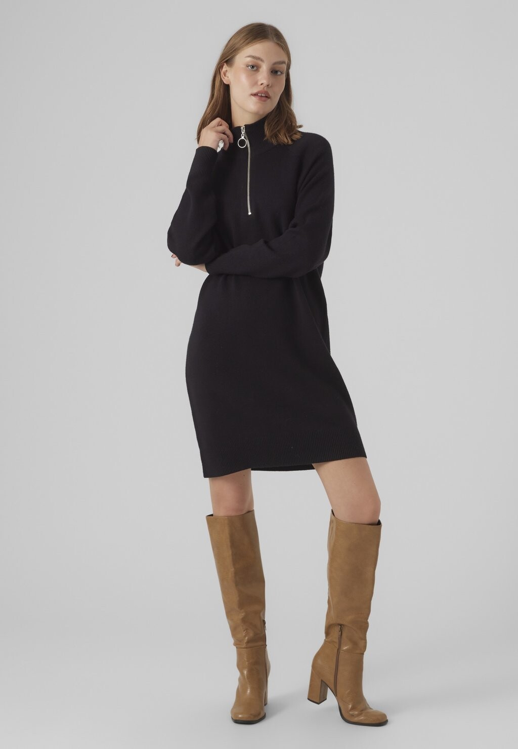 Платье-джемпер Vero Moda, черный 
Платье-джемпер Vero Moda, черный