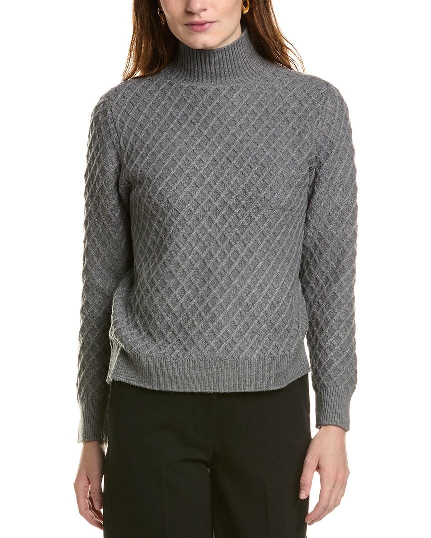 Свитер Anne Klein с воротником-стойкой, серый
Свитер Anne Klein с воротником-стойкой, серый