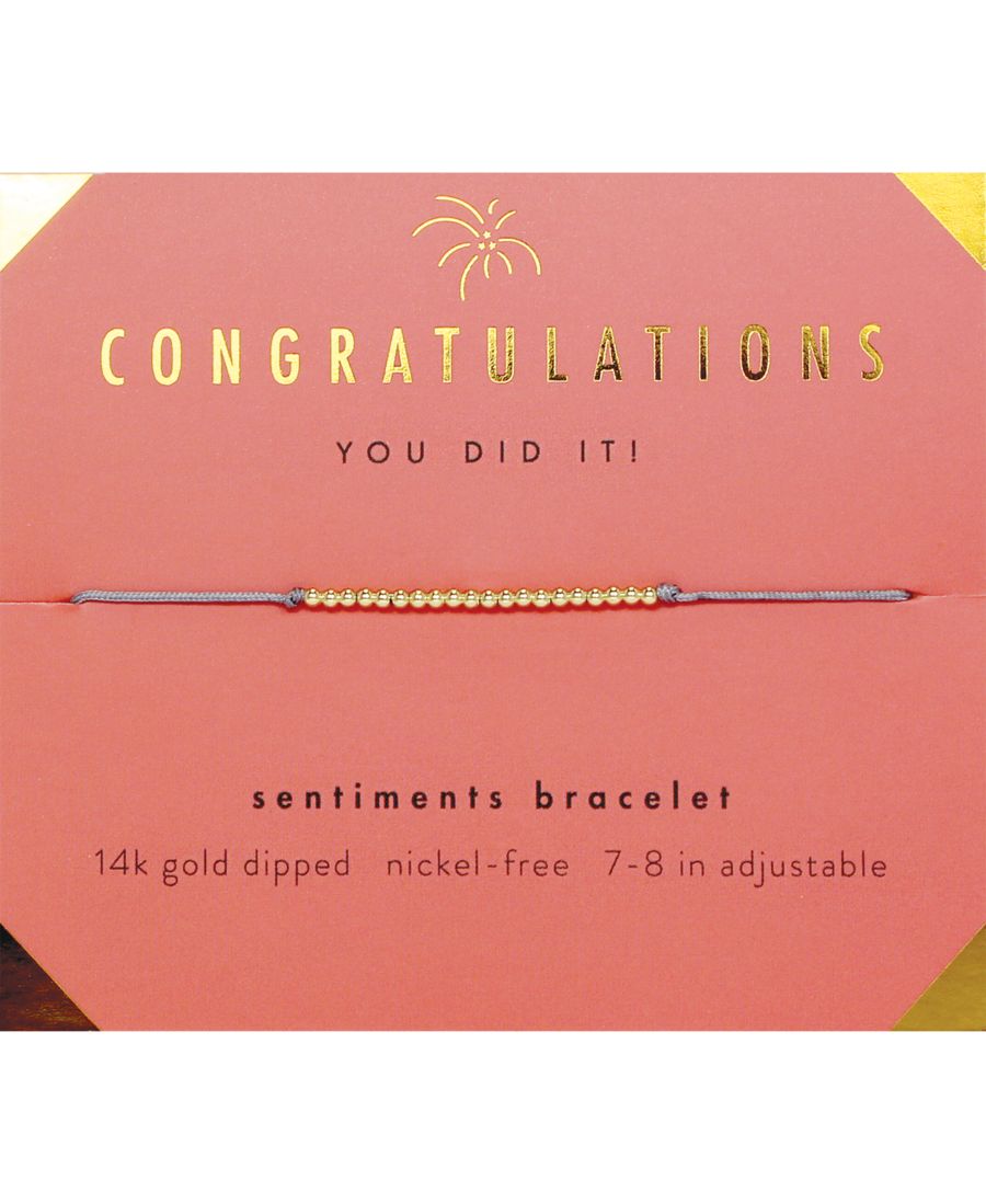 Браслет с надписью Поздравления - ЗОЛОТО - Поздравляем LUCKY FEATHER, No Color
Браслет с надписью Поздравления - ЗОЛОТО - Поздравляем LUCKY FEATHER, No Color