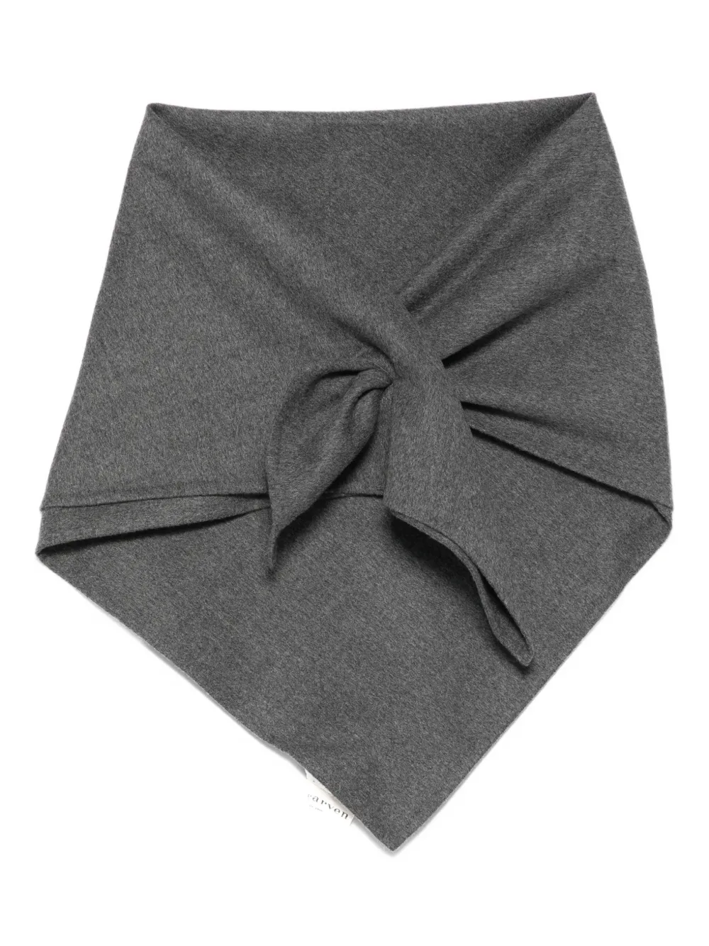 Шерстяной шарф с узлом Carven, серый
Шерстяной шарф с узлом Carven, серый