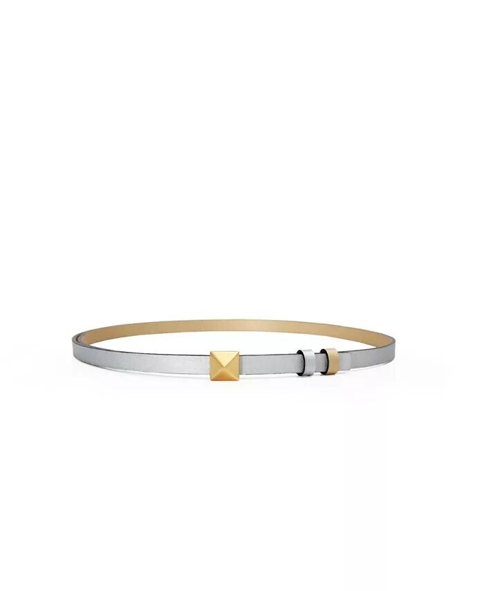 Кожаный ремень с заклепками в виде пирамиды Клеопатры Belle & Bloom, серебряный
Кожаный ремень с заклепками в виде пирамиды Клеопатры Belle & Bloom, серебряный