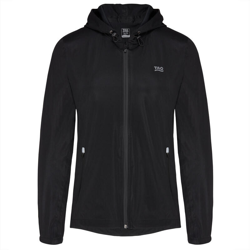 Женская дышащая, ветрозащитная и водонепроницаемая беговая куртка LUNE TAO, цвет schwarz