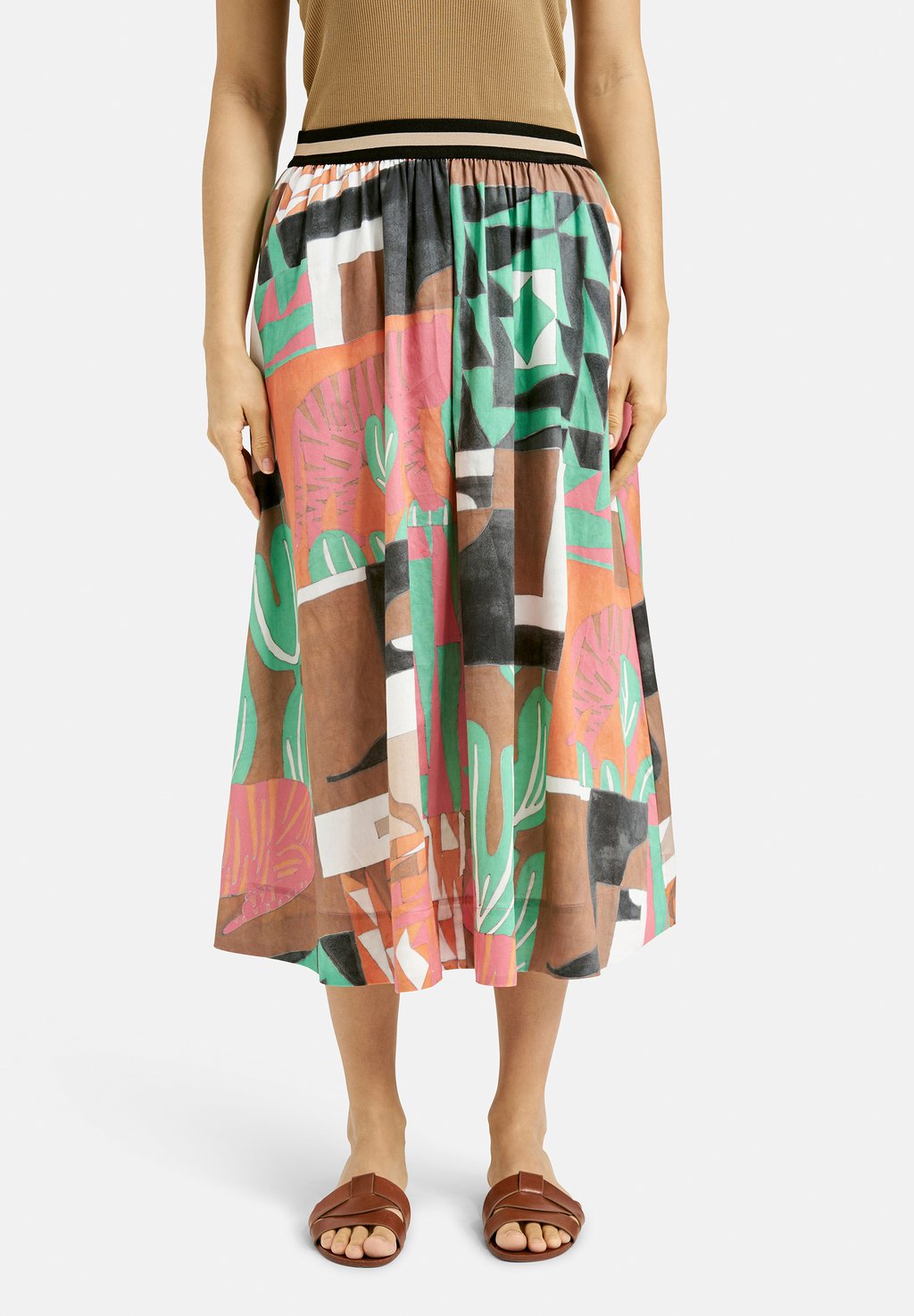 Юбка А-силуэта MIDI GEMUSTERT MIT ELASTIKBUND MILANO ITALY, зеленый
Юбка А-силуэта MIDI GEMUSTERT MIT ELASTIKBUND MILANO ITALY, зеленый