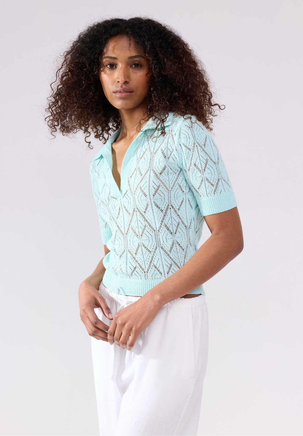 Поло Lindex, бирюзовый
Поло Lindex, бирюзовый