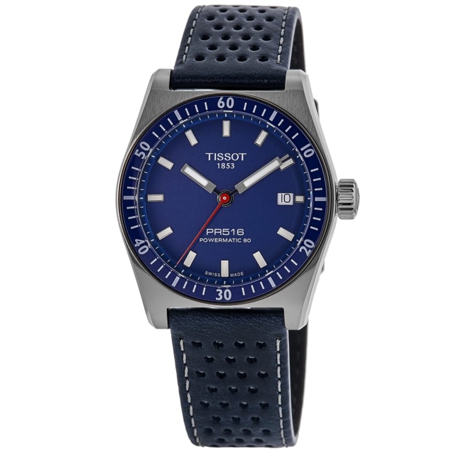 Tissot PR516 Powermatic 80 Автоматические часы унисекс с синим циферблатом и кожаным ремешком T149.407.16.041.00
Tissot PR516 Powermatic 80 Автоматические часы унисекс с синим циферблатом и кожаным ремешком T149.407.16.041.00