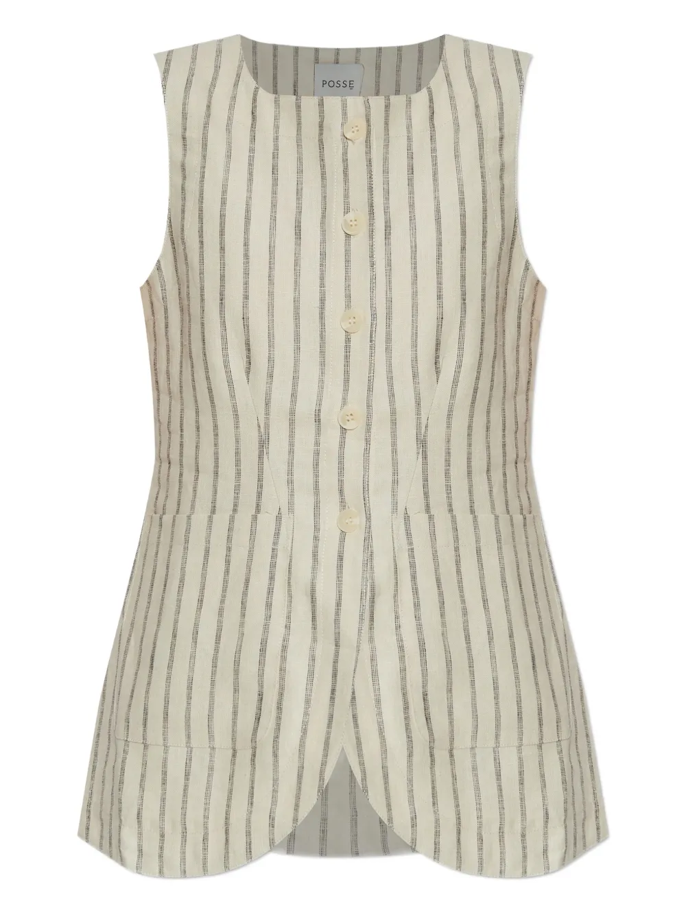 Жилет в полоску Posse, нейтральный
Жилет в полоску Posse, нейтральный