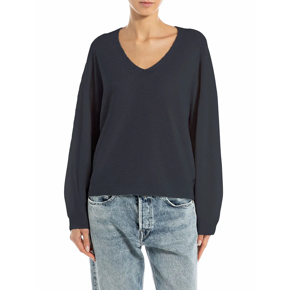 Свитер Replay DK3910.000.G23918 v neck, синий
Свитер Replay DK3910.000.G23918 v neck, синий