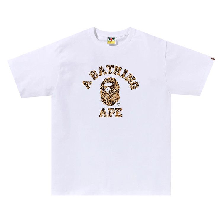 Футболка BAPE Wild Leopard Pattern College Tee, White/Beige
Футболка BAPE Wild Leopard Pattern College Tee, White/Beige