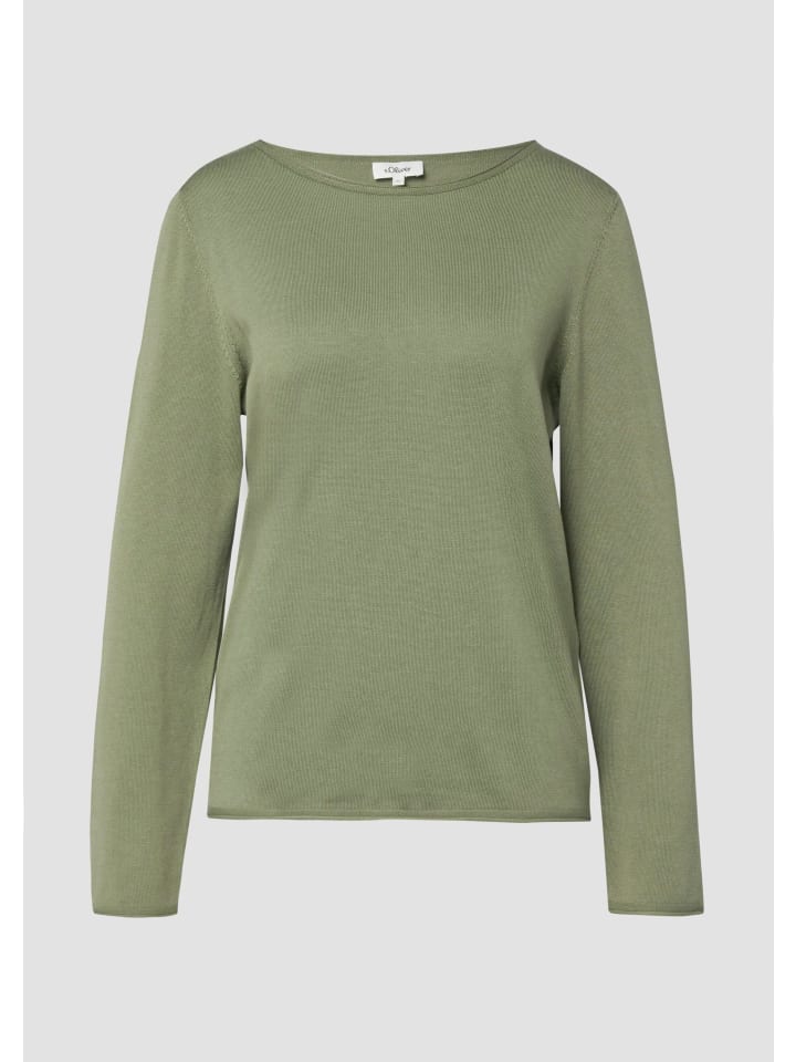 s.Oliver Вязаный свитер цвета 7900_оливково-зеленый
s.Oliver Вязаный свитер цвета 7900_оливково-зеленый