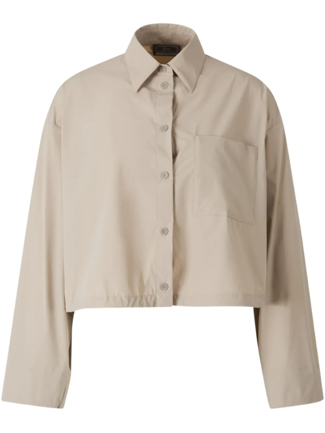 Укороченная рубашка на пуговицах Herno, нейтральный
Укороченная рубашка на пуговицах Herno, нейтральный