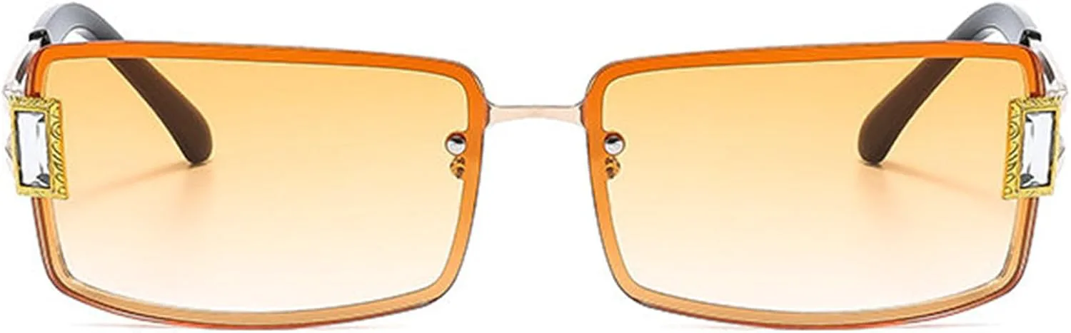 Helena Y2K Роскошные дизайнерские солнцезащитные очки без оправы для женщин, винтажные панк-очки с стразами, большие очки, защита от ультрафиолета UV400, C5
Helena Y2K Роскошные дизайнерские солнцезащитные очки без оправы для женщин, винтажные панк-очки с стразами, большие очки, защита от ультрафиолета UV400, C5