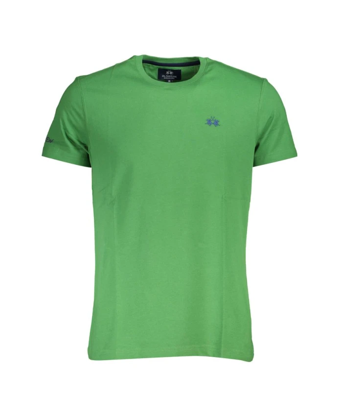 Зеленая хлопковая мужская футболка La Martina, зеленый
Зеленая хлопковая мужская футболка La Martina, зеленый