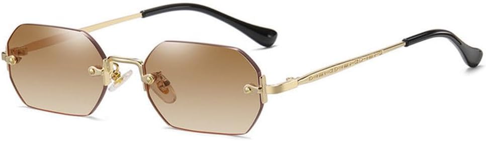 Солнцезащитные очки LVTFCO без оправы, прямоугольной формы, маленькие, мужские и женские, металлические, золотистые, многоугольные, с защитой от УФ-излучения UV400, без оправы, 4
Солнцезащитные очки LVTFCO без оправы, прямоугольной формы, маленькие, мужские и женские, металлические, золотистые, многоугольные, с защитой от УФ-излучения UV400, без оправы, 4